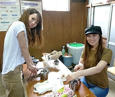 醸造場見学&醤油搾り体験